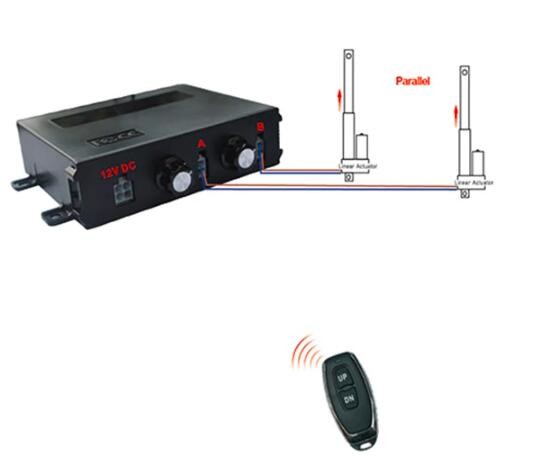 Speed Adjustable Electric Actuator Controller 2CH DC Linear Motor Control Unit