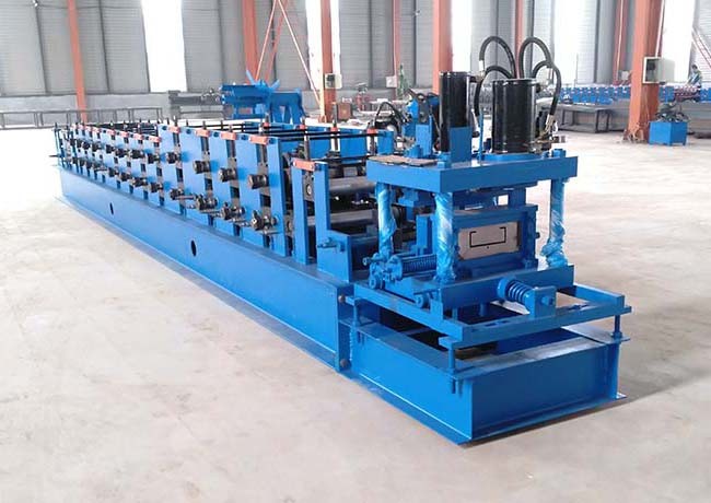 U Shape Purlin Roll Forming Machine 20mm Middle Plate For Construction Material Making