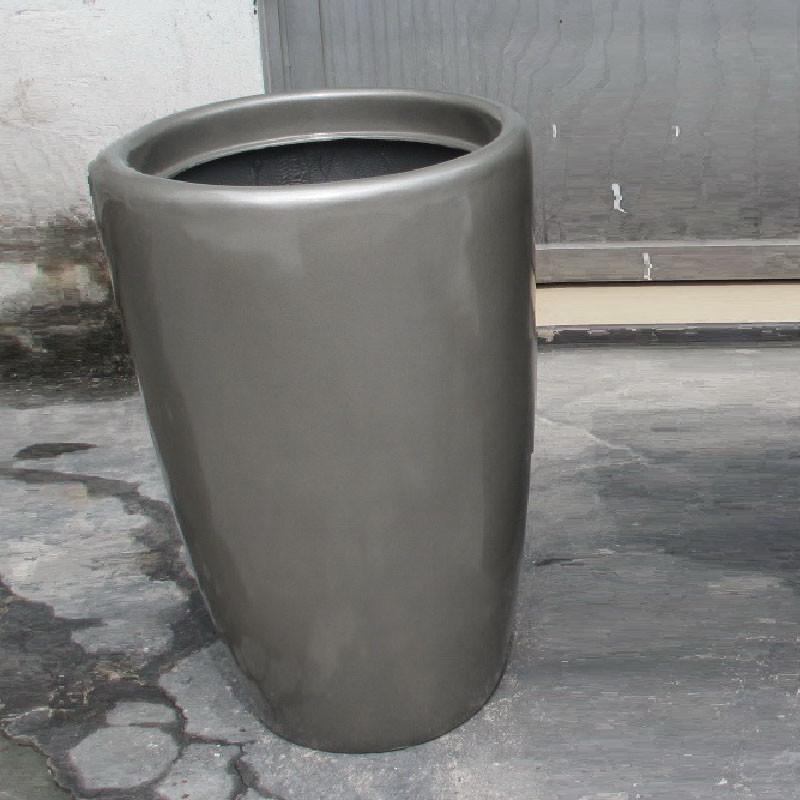 Customizable Fiberglass Flower Planters For Outdoor Gardening Decor