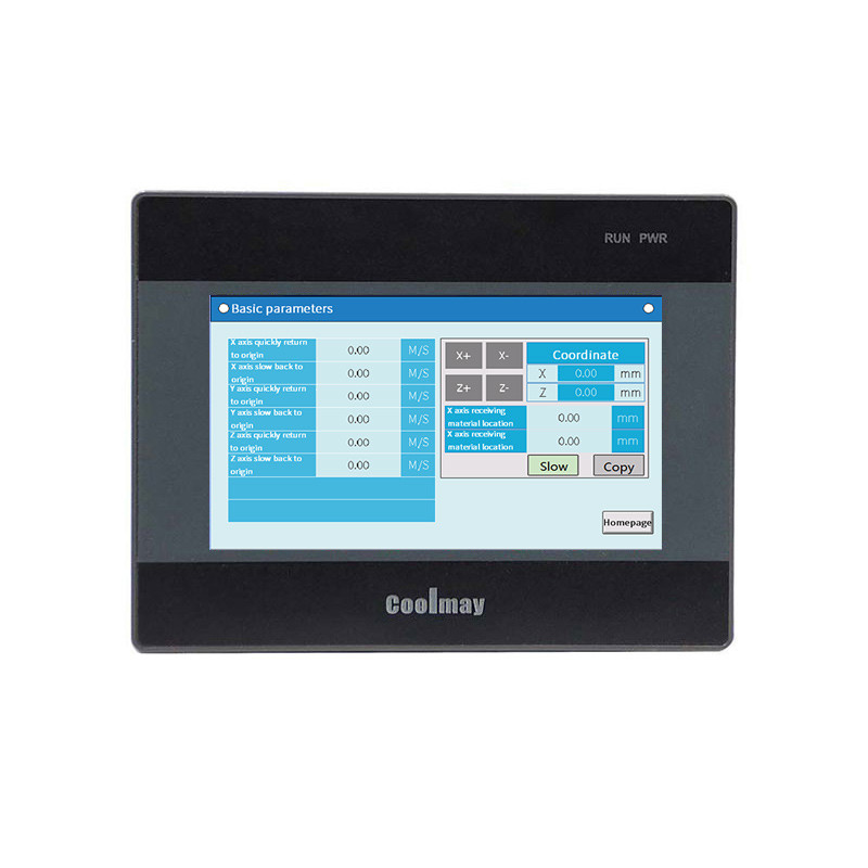 3.7 Inch Industrial Human Machine Interface HMI Support Modbus Protocol 65536 True Colors