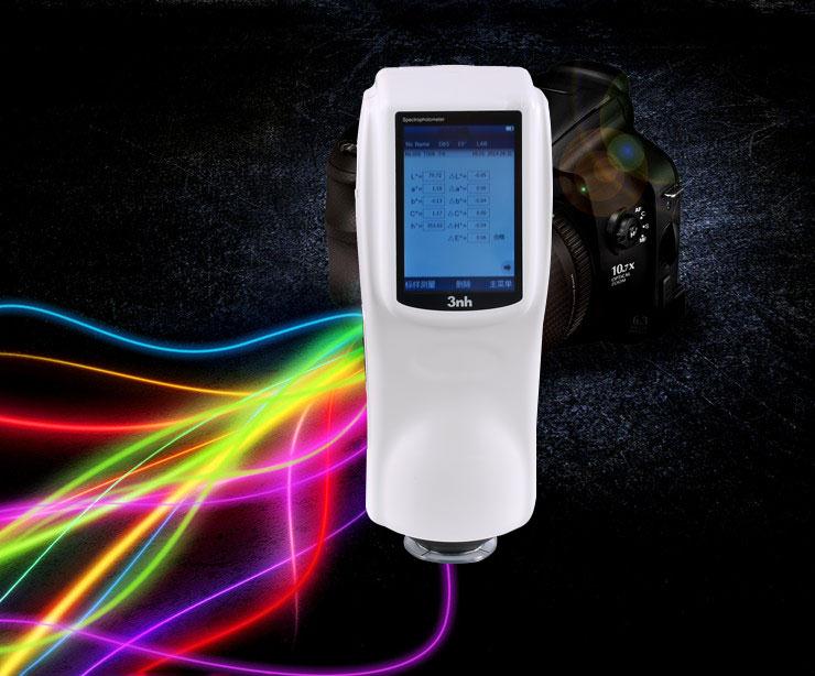45°/0° SCE 400nm-700nm Wavelength 3nh NS800 Spectrophotometer with  200% Reflectance