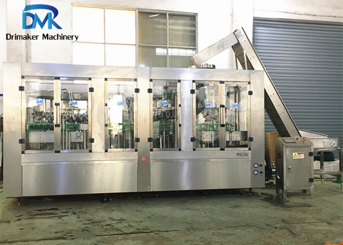 Stainless Steel Milk Glass Bottle Packing Machine 3000-4000 Bottles Per Hour