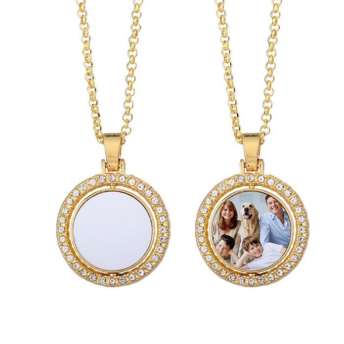 Sublimation Jewelry Blanks Sublimation Blank Necklace With Diamond