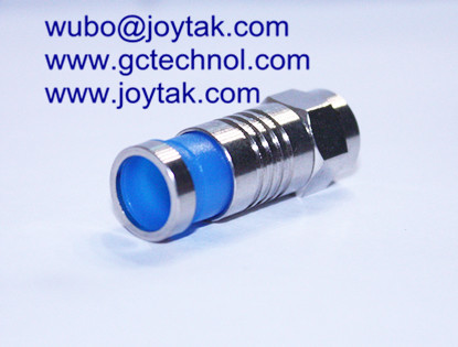 F Compression Connector waterproof for RG6 universal Coax Cable connector F male compression connector
