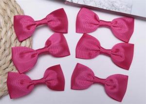 China Pink Tie Christmas Ribbon Bow Tie , Satin Ribbon Bows Eco Friendly on sale