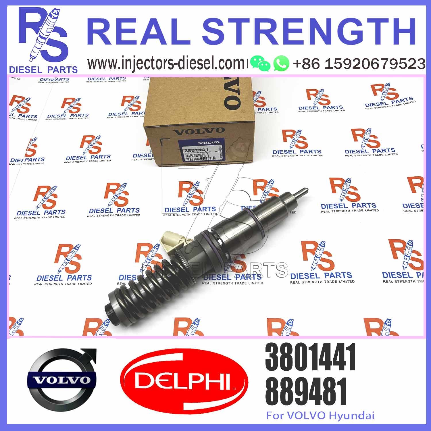 Common Rail Fuel Injector Assembly 21586298 BEBE4C17001 3801441 for V-O-L-V PENTA