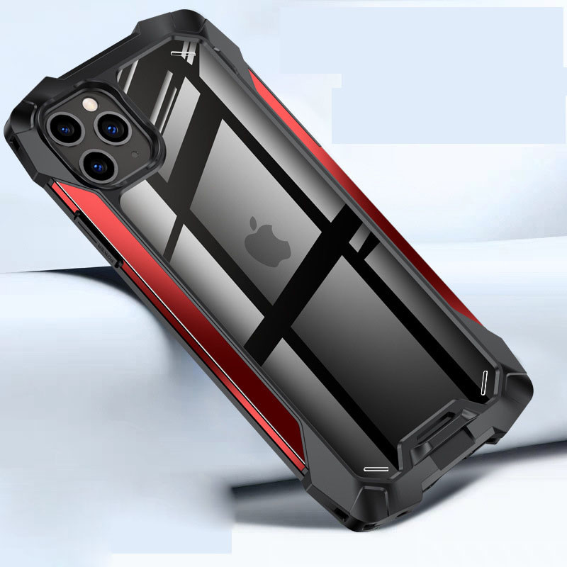 Durable Ultra Slim Hybrid Cell Phone Cases Four Corner Protective For Iphone 12 Pro Max