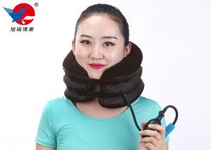 Quality Easy To Wear Inflatable Air Pump Traction Neck Brace Cervical Traction Device for sale