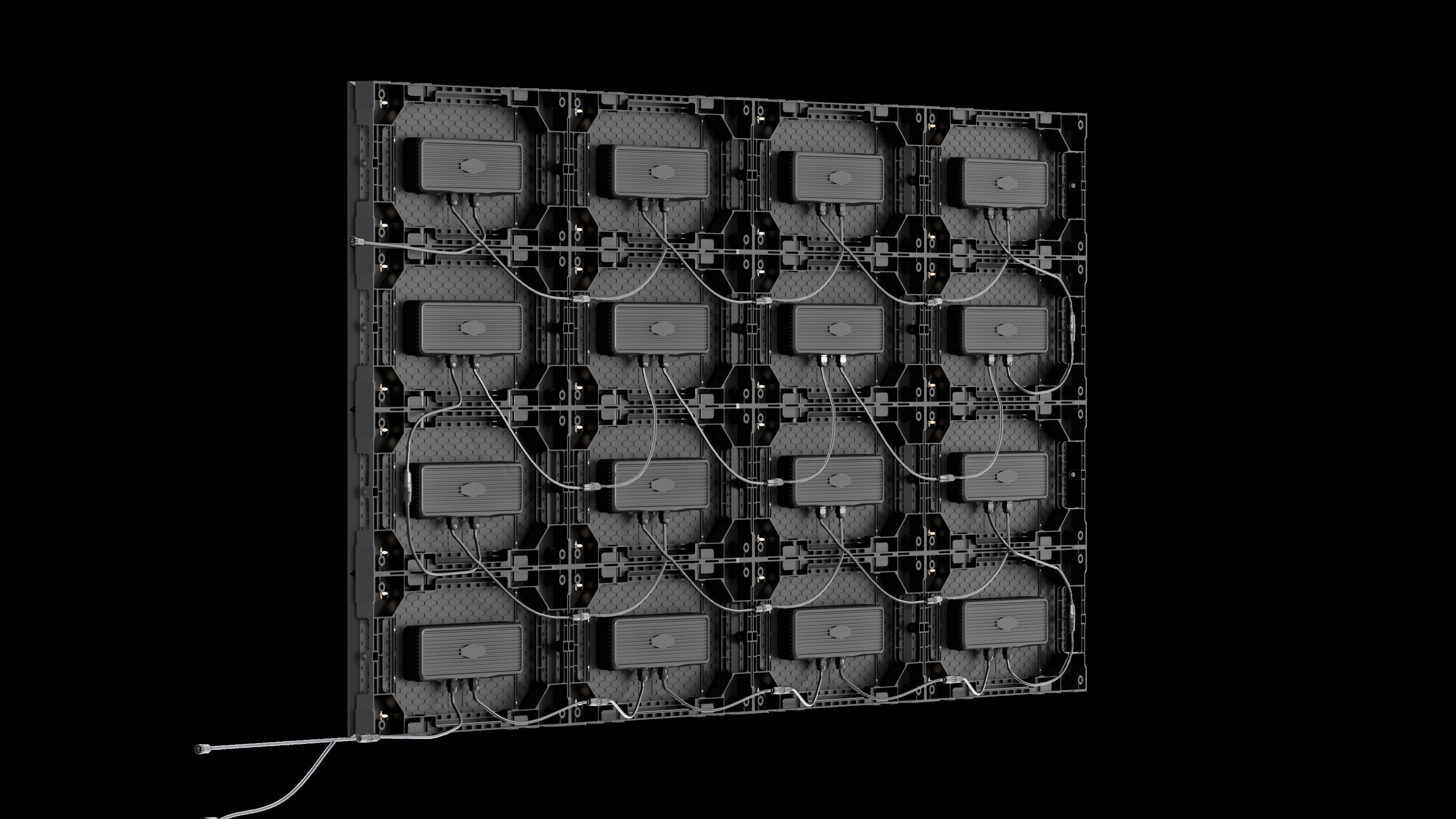 City Signage Mobile Led Billboard 2048dots Pixels Modular LED Panel
