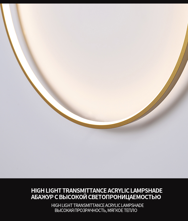 Minimalist modern background wall led wall lamp designer art living room sofa circle wall lamp(WH-OR-232)