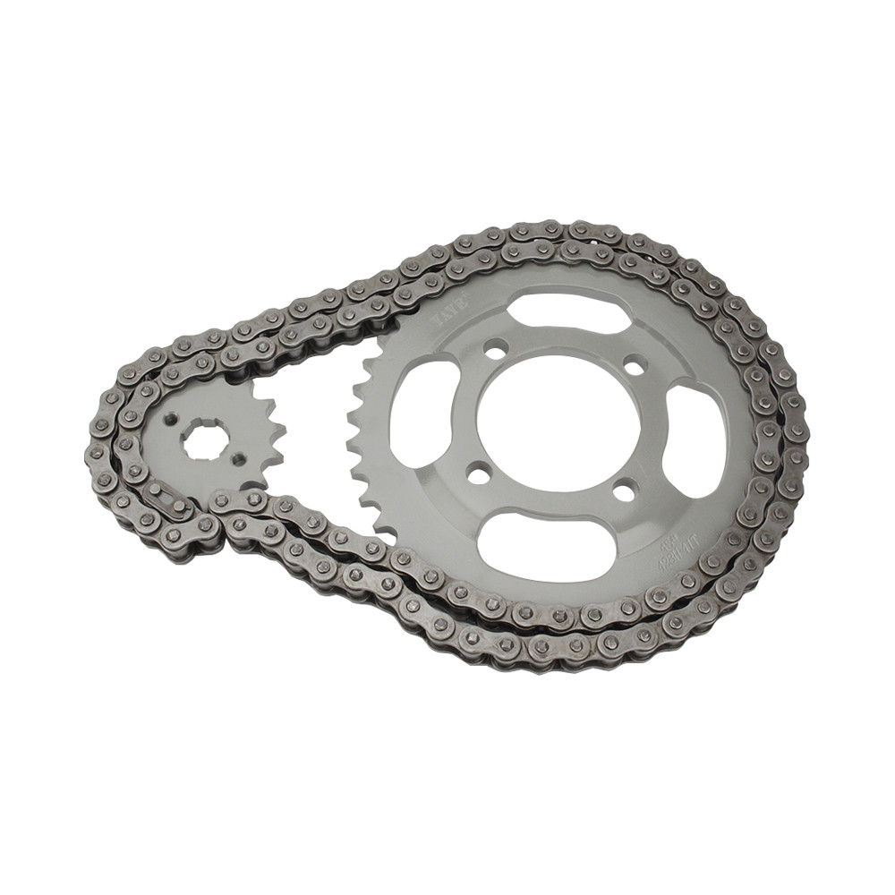 HJ125 CM125 WY125 Motorcycle Sprocket And Chain Kit BAJAJ CGL Repuestos Kits Sets