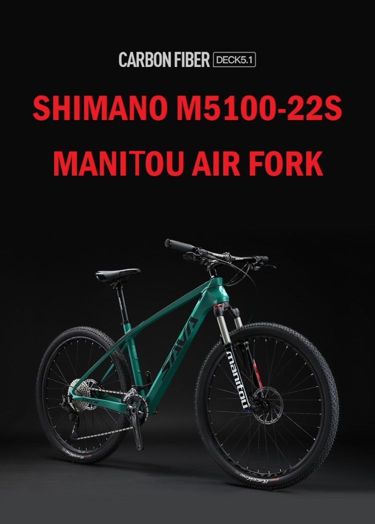 DECK5.0 SAVA Carbon Fiber Mountain Bike MTB Shockproof Frame