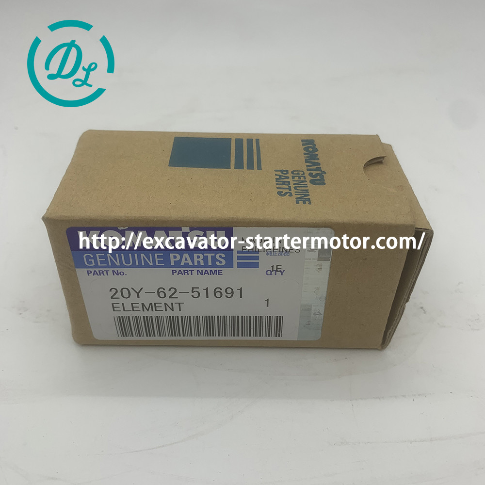 20Y-62-51691 Excavator Filter Hydraulic Pilot Filter Komatsu PC400-7