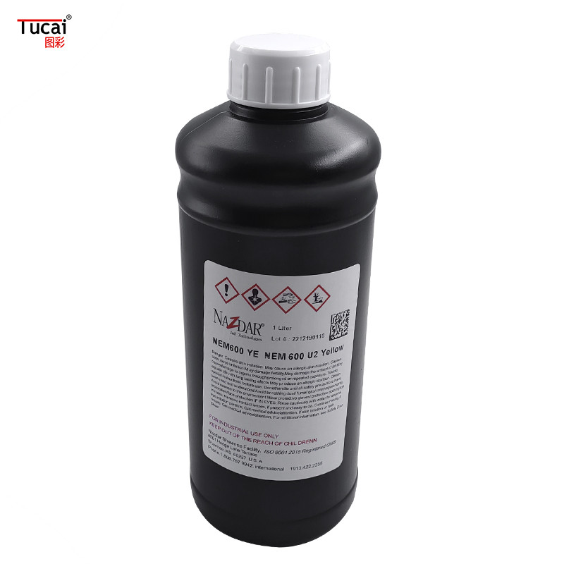 1000 ml original Nazdar uv curing ink for Ricoh Seiko Konica Starlight Toshiba for phonecase acrylic