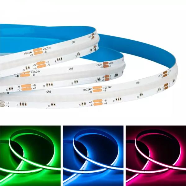 LED Tape 5m/lot Smd 320 384 840leds/m Waterproof Flexible Cob Led Strip Dc 24v Ra90 RGBCCT 3000k 4000k 6000k