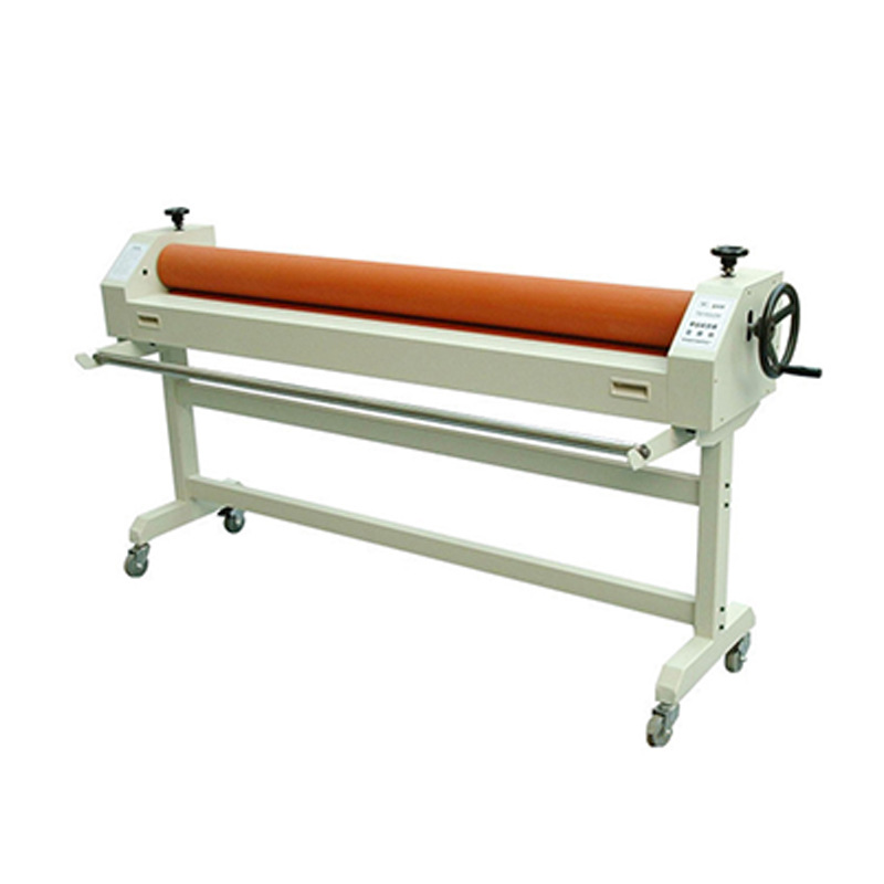 Rubber Rollers TS1600 Manual Cold Roll Laminator for 1600mm Desktop Lamination Machine