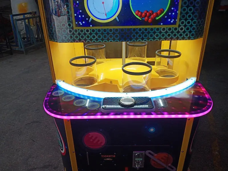Quik Drop Arcade Ticket Game, Ball Drop Lottery Redemption Game Machine For Sale