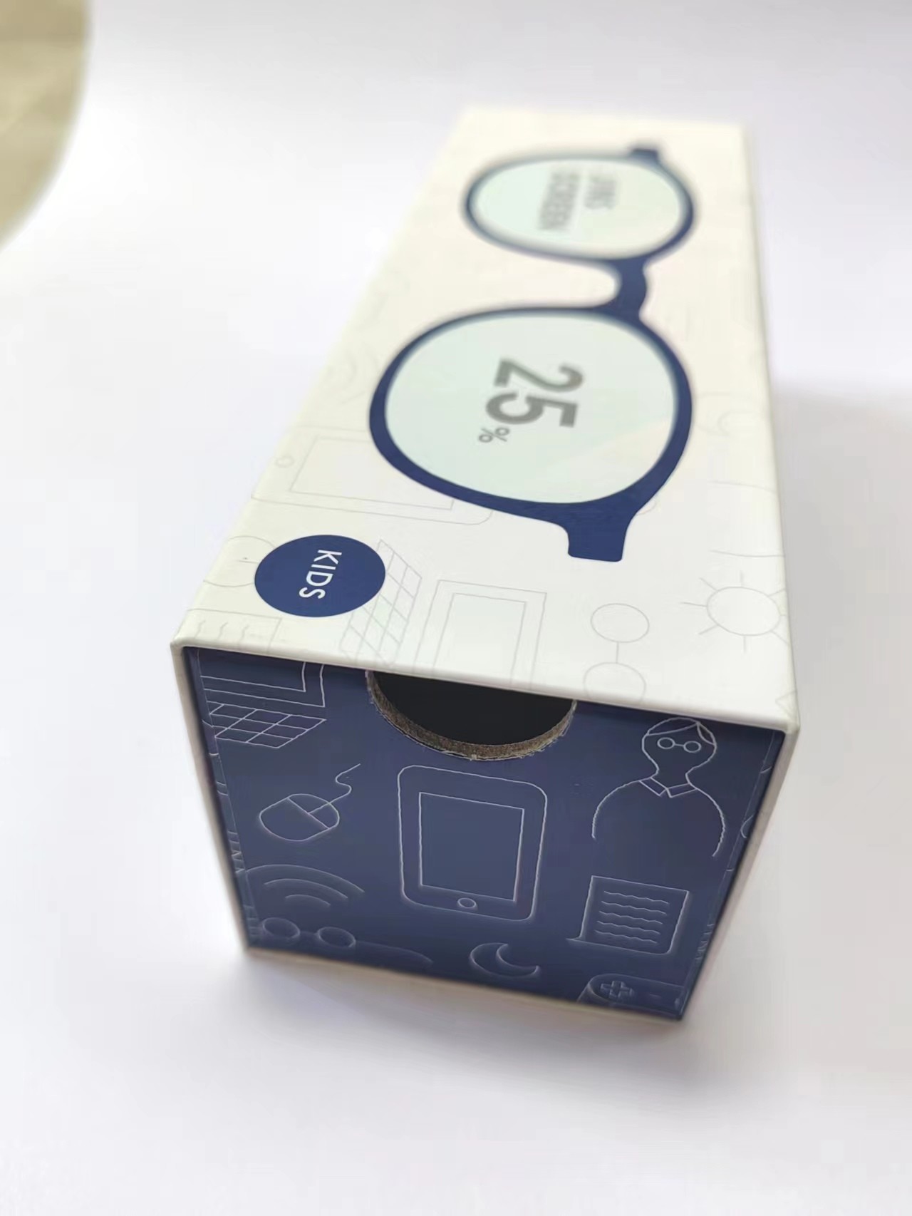 Unisex Cardboard Packaging Box Hard Shell Eyeglasses Cases Packaging Box