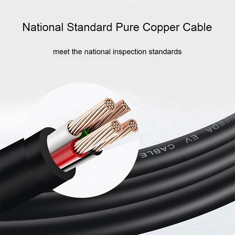 5M 10M 15M 32A EV Charging Cable 1 Phase Type 2 To Type 2 EV Extension Cable