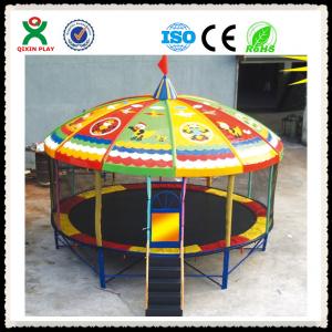 China Kids Round Trampoline for Amusement Park Entertainment Projects on sale