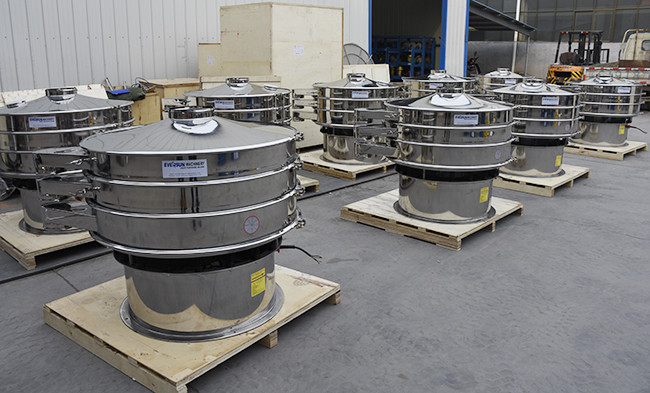 20 Microns To 20 Mm Powder Separator Vibrating Screen Machine With High Frequency
