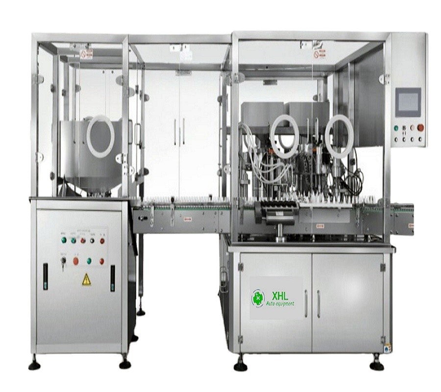 Production Line ± 0.5% 3KW Liquid Filling And Sealing Machine