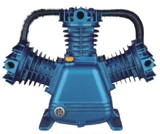 Reciprocating Piston Compressor Head Oil Lubricated Air Cooled Model Dv-3080