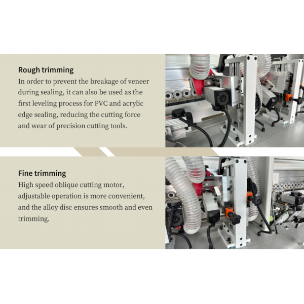 Fully Automatic 8 Function Edge Banding Machine for PVC Woodworking