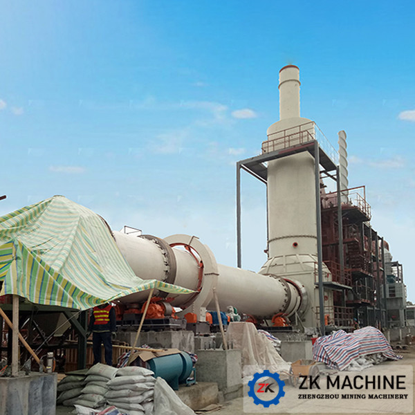 Waste Disposal 13.2M Incinerator Rotary Kiln Horizontal Calcining