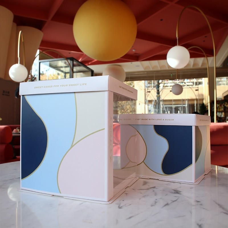 CMYK/Pantone Printing Food Packaging Box Cake Tasting Box with Custom Order and Sample Cost Refunded