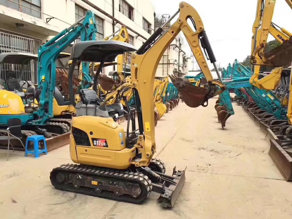 Compact and Durable The CAT 301.7CR/017CR Mini Excavator for Indoor Construction Work