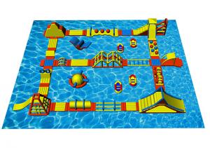 China Water Sport Game Inflatable Water Park Challenge Splash Island Water Park on sale