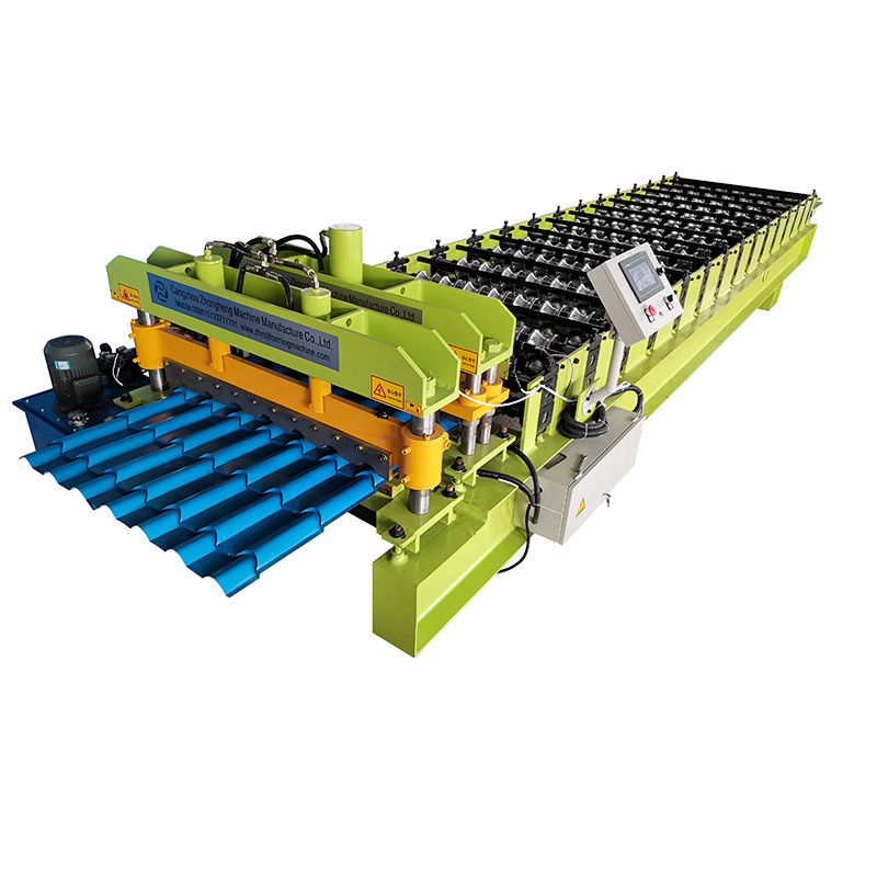 Metcop Glazed tile roof panel roll forming machine metal tile forming machine