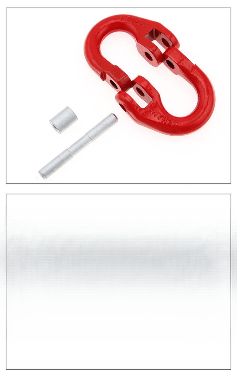 G80 12.5T Grade 80 Connecting Link Hammer Lock Chain Connector with Long-lasting Painting Finish