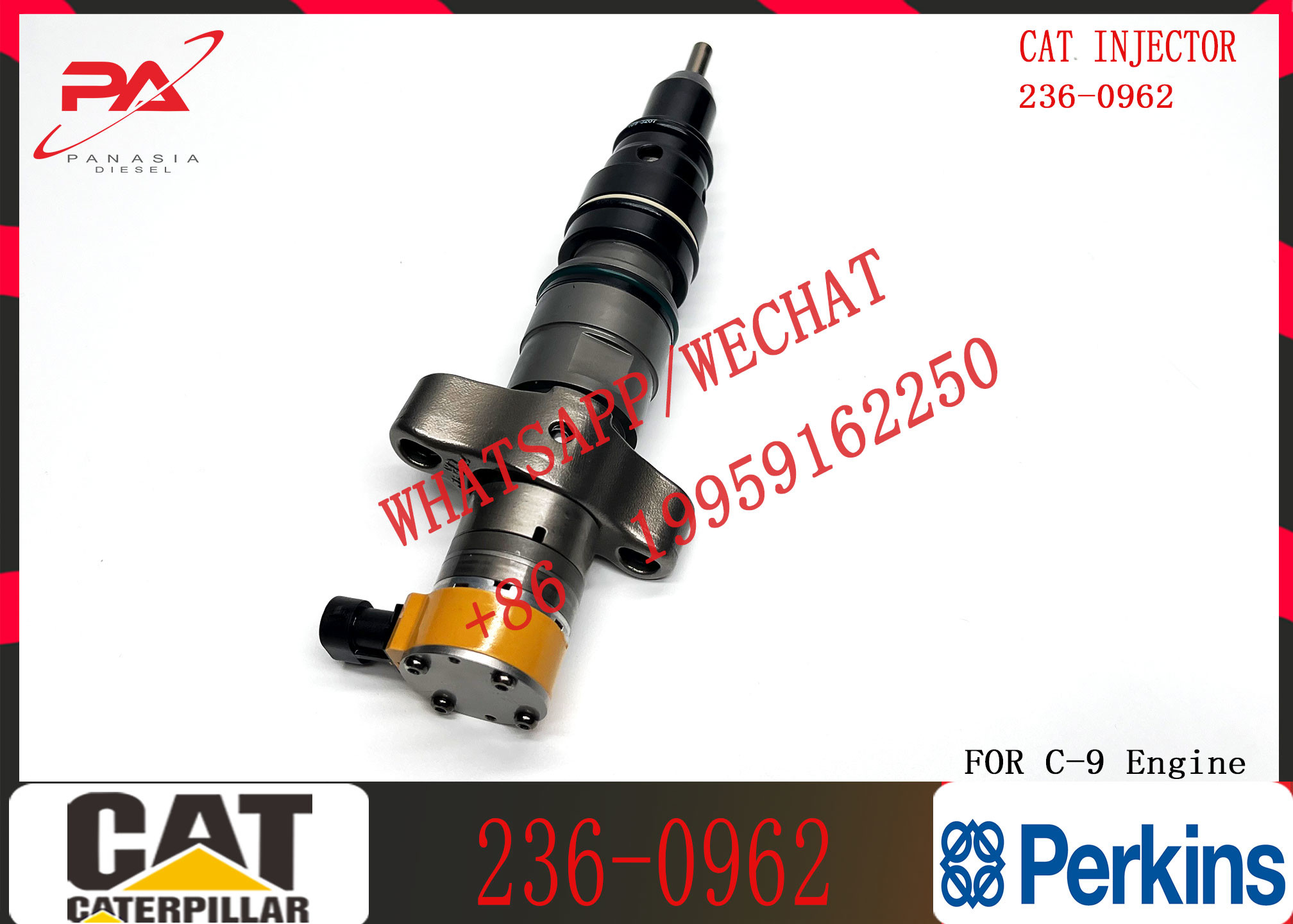 Durable Fuel Injector Assembly 236-0962 217-2570 10R-7225 235-9649 172-5780 188-8739