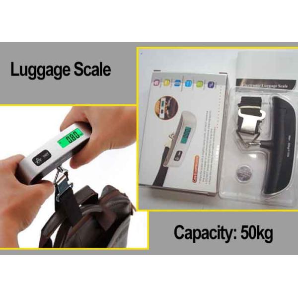 3V CR2032 Battery LCD 50kg Electronic Luggage Scale