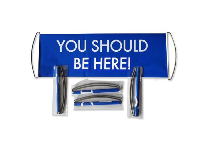 Personalised Vinyl Banner Signs / Sports Handle Full Color Vinyl Banners