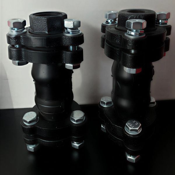 Triangular Threaded EPDM Material Wire Buckle Rubber Expansion Joint for DN15-DN50 Pipes Flexible Rubber Coupling