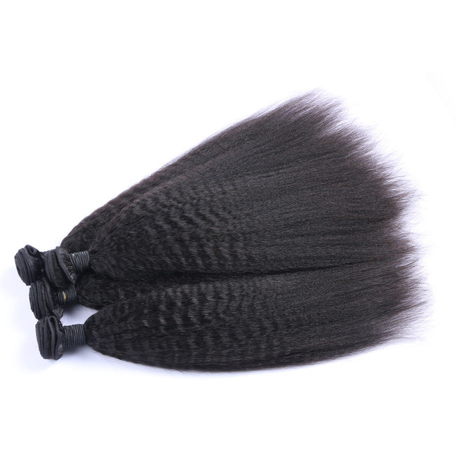 Full One Donor Raw Virgin Bundles Yaki Wig Human Hair Extension ODM