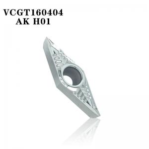 China VCGT160404-AK H10F Metal Lathe Carbide Inserts For Aluminum No Coating on sale