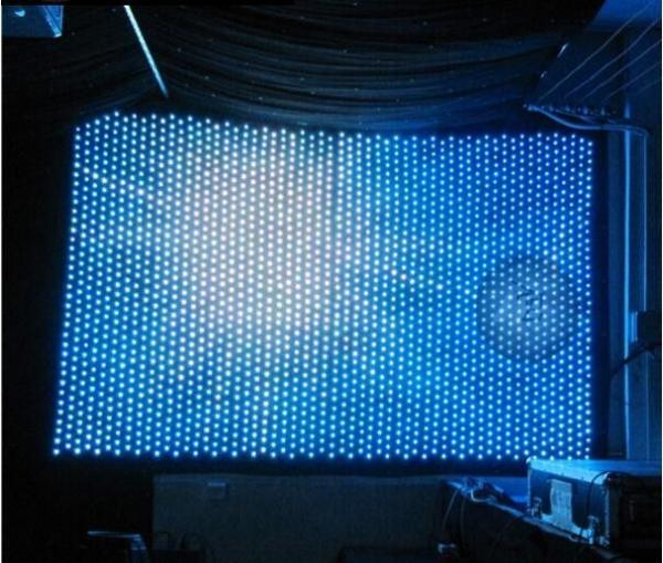 Buy LED Star Cloth Curtain DMX RGB Soft Flexible LED Curtain Display For Stage Decoration at wholesale prices
