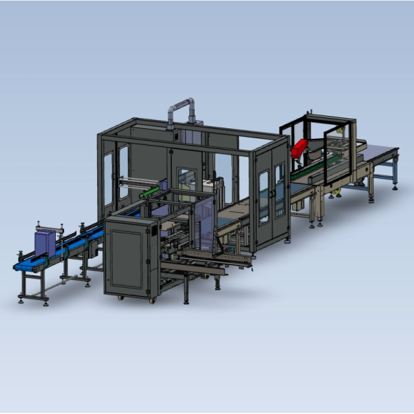 Packaging line schematic diagram
