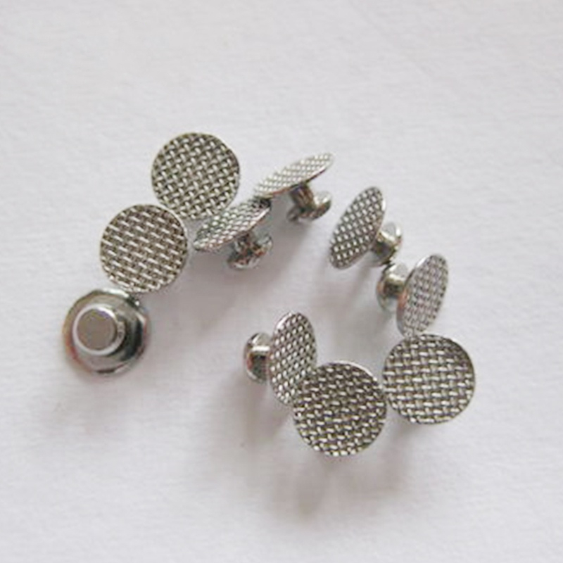 MFDS Certified Dental Orthodontic Micro Direct Bond Lingual Button Bondable Round Mesh Base for Comfortable Wear