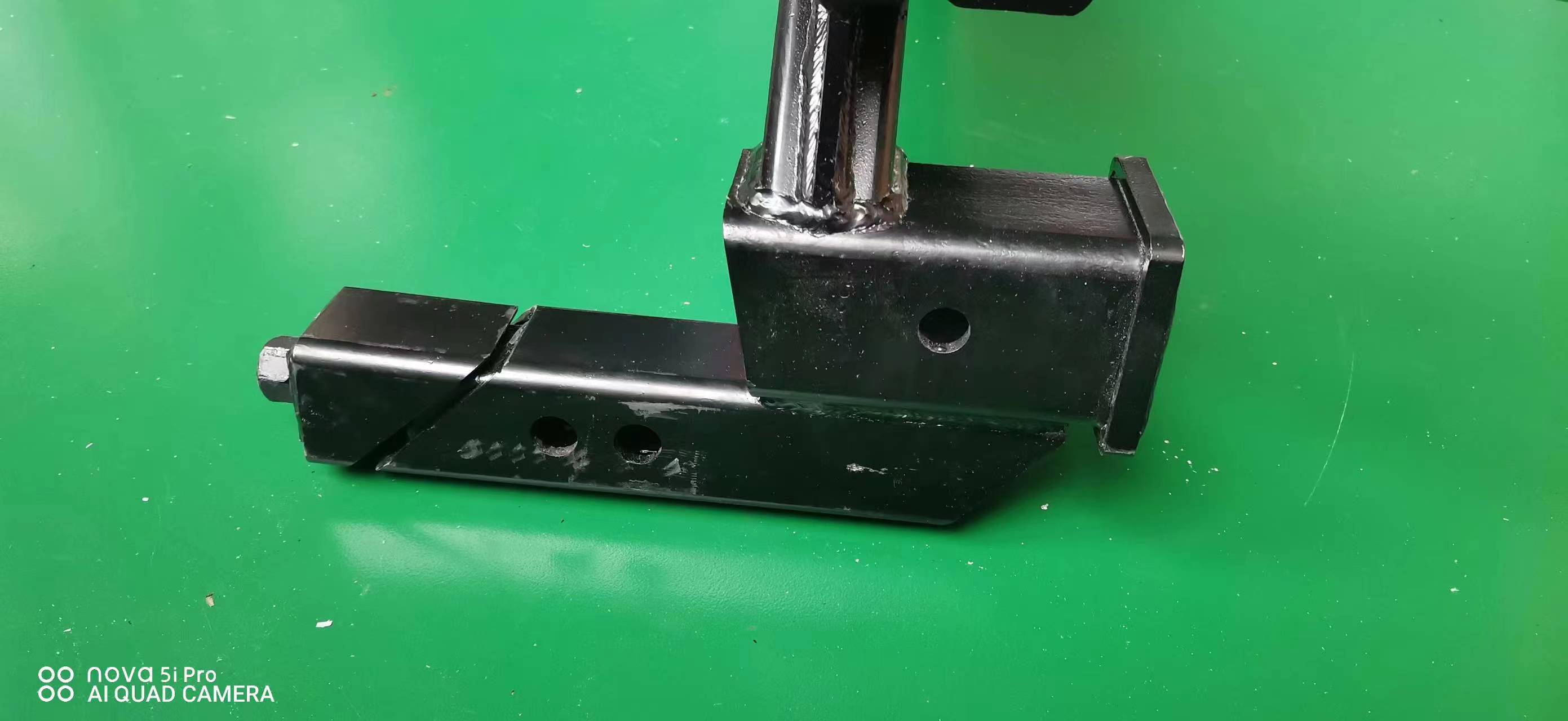 Off-Road Black Spare Wheel Carrier Designed and Manufactured by Custom Metal Fabrication