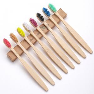 Quality Biodegradable Natural Bamboo Toothbrush Bamboo Charcoal Soft Toothbrush for sale