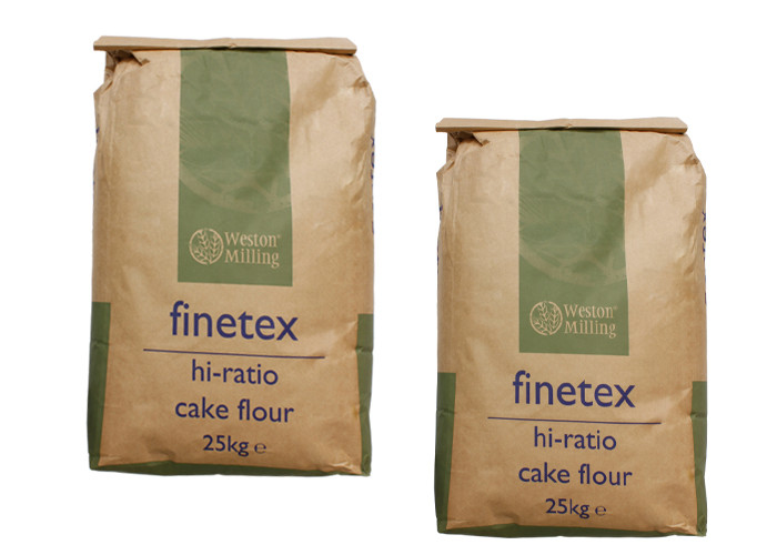Open Top Flat Bottom Sewn 20kg Multiwall Paper Bags 25 Kg Package Paper Bag