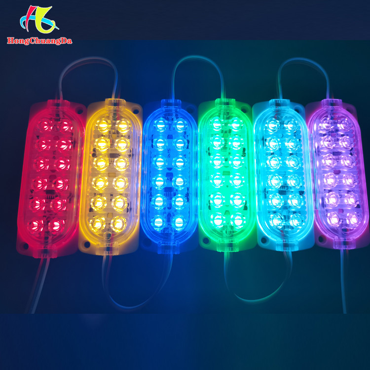 12-24V 12LED Flash LED Side Marker Lights For Trucks Side Clearance Light Lamp