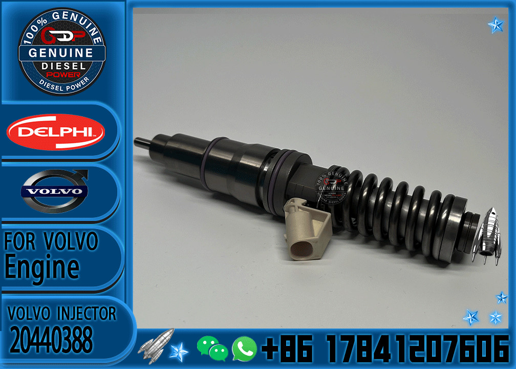 Truck Fuel Injector 22479124 20440388 Volvo D12 D13 Fuel Injector With 2 Pins