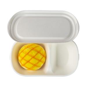 Quality brown Biodegradable Sugarcane Tableware Sugarcane Bagasse Takeaway Containers for sale