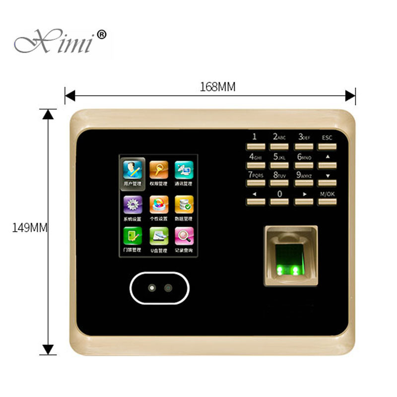 UF100 Face Biometric Time Attendance Machine , Biometric Fingerprint Reader